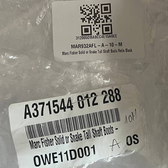 Marc Fisher Black Solid Tall Shaft Boots Size 10 M - Picture 10 of 10